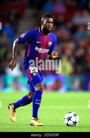 Samuel Umtiti, Barcelone Banque D'Images