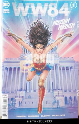 Bande dessinée Wonder Woman publiée en 2020 Banque D'Images