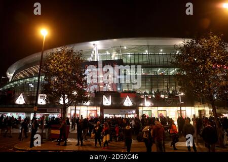 Vue générale du stade Emirates avant le lancement Banque D'Images