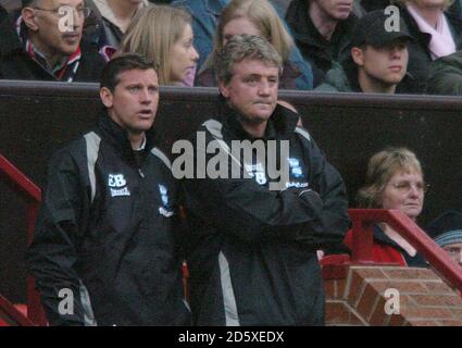 Le directeur de la ville de Birmingham, Steve Bruce, est abattu dans le dug sortie Banque D'Images