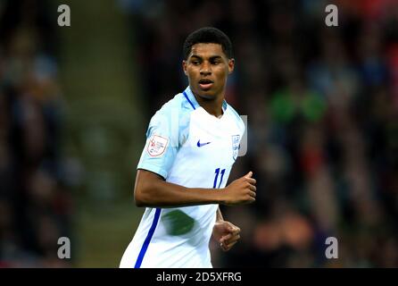 L'Angleterre Marcus Rashford Banque D'Images