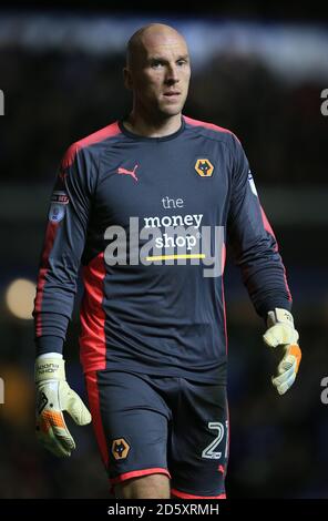 Gardien de Wolverhampton Wanderers John Ruddy Banque D'Images