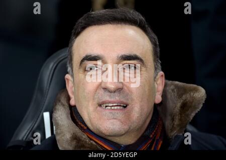 Swansea City manager Carlos Carvalhal Banque D'Images