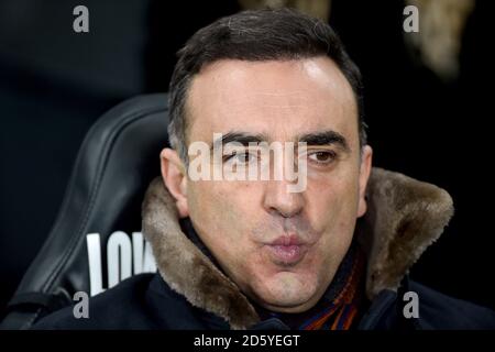 Swansea City manager Carlos Carvalhal Banque D'Images