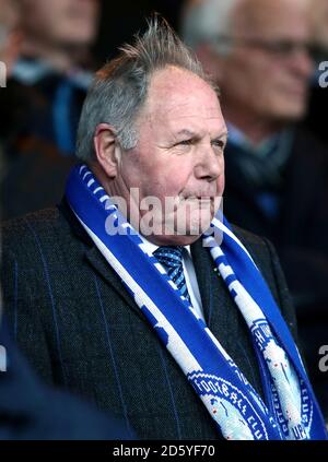 Directeur du football à Peterborough United Barry Fry Banque D'Images