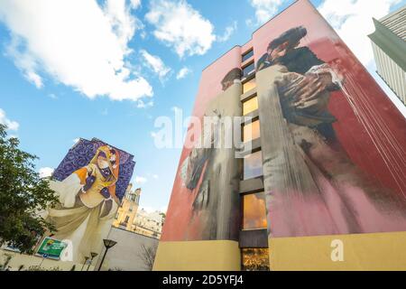 ART URBAIN PARIS 13 LE ROYAUME DES ARTS DE LA RUE Banque D'Images