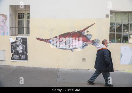 ART URBAIN PARIS 13 LE ROYAUME DES ARTS DE LA RUE Banque D'Images