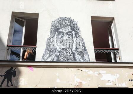 ART URBAIN PARIS 13 LE ROYAUME DES ARTS DE LA RUE Banque D'Images