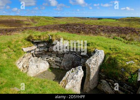 Royaume-Uni, Ecosse, Highland, Lybster, Cairn o' get Banque D'Images