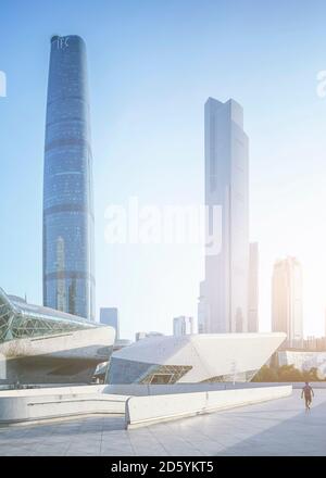 Chine, Guangzhou, paysage urbain Banque D'Images