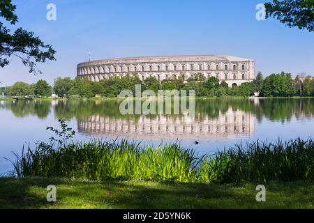 Allemagne, Bavière, Nuremberg, Centre de documentation du rassemblement du parti nazi, Dutzendteich Banque D'Images