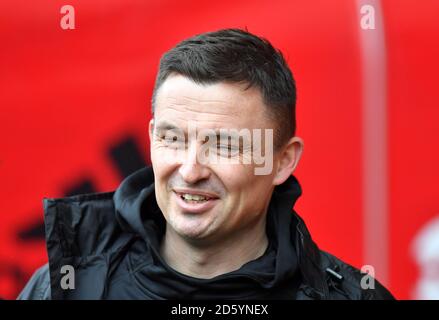 Leeds United manager Paul Heckingbottom Banque D'Images