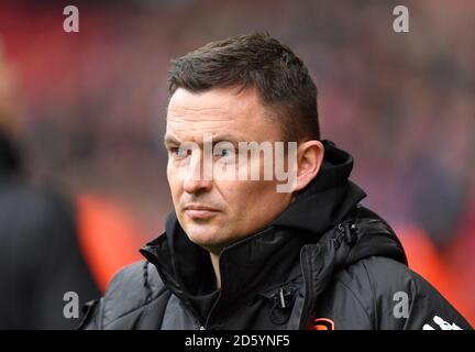 Leeds United manager Paul Heckingbottom Banque D'Images