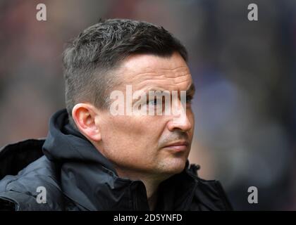 Leeds United manager Paul Heckingbottom Banque D'Images
