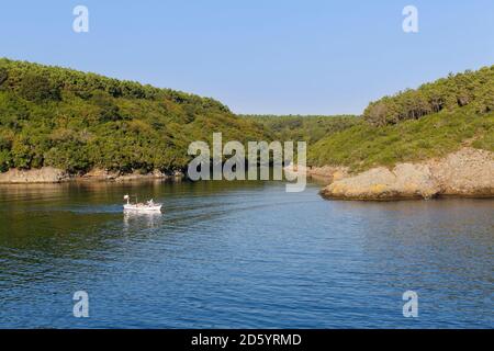 La Turquie, la mer Noire, Sinop, Fjord Sinop Park Banque D'Images