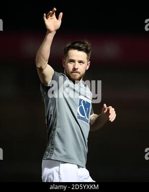 Marc McNulty, de Coventry City, célèbre à la fin du jeu Banque D'Images