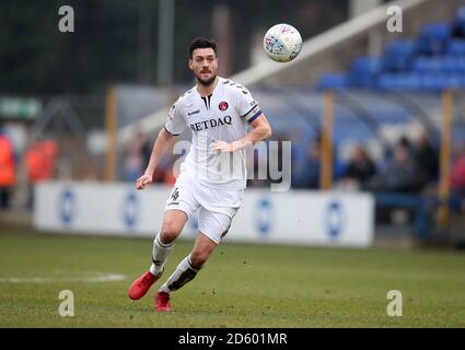 Johnnie Jackson de Charlton Athletic lors du match de la Sky Bet League One à London Road Peterborough. Banque D'Images