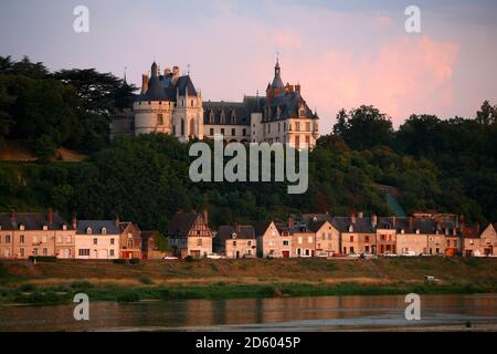 France, Chaumont-sur-Loire, vue sur le Château de Chaumont Banque D'Images