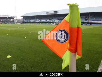 Vue générale sur le parc Fratton avant le début du match Banque D'Images