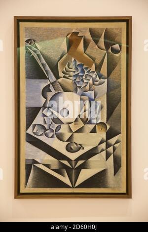 'Still Life with Flowers,' 1912; Juan gris, espagnol, 1887-1927, huile sur toile. Musée d'Art moderne, New York. Banque D'Images