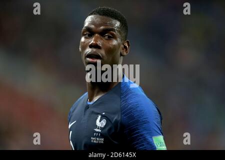 Paul Pogba en France Banque D'Images