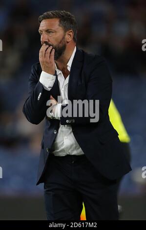 Derek McInnes, responsable d'Aberdeen, regarde pendant le match Banque D'Images