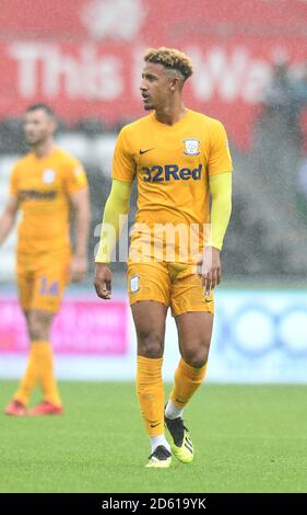 Preston North End Callum Robinson Banque D'Images