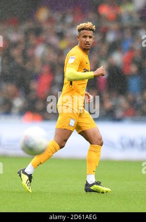 Preston North End Callum Robinson Banque D'Images