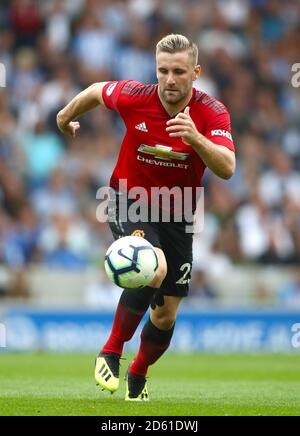 Manchester United, Luke Shaw Banque D'Images