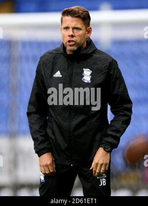 James Beattie, le premier entraîneur d'équipe de Birmingham City Banque D'Images