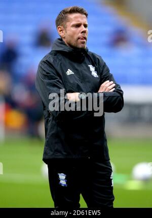 James Beattie, le premier entraîneur d'équipe de Birmingham City Banque D'Images