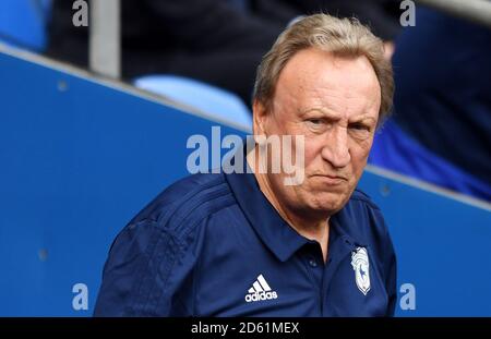 Cardiff City manager Neil Warnock Banque D'Images