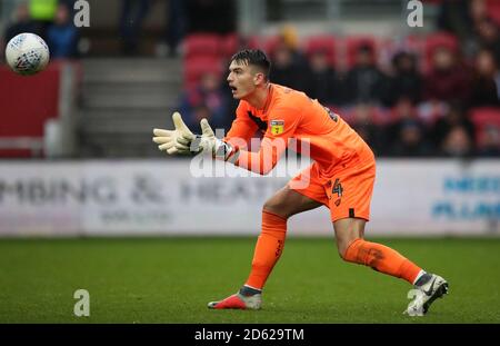 Le gardien de but de Bristol City Max O'Leary Banque D'Images