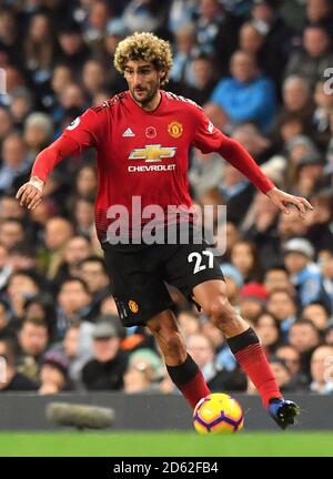 Marouane Fellaini Manchester United Banque D'Images