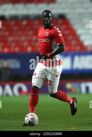 Mouhamadou-Naby Sarr, de Charlton Athletic Banque D'Images