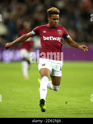 Grady Diangana de West Ham United en action Banque D'Images