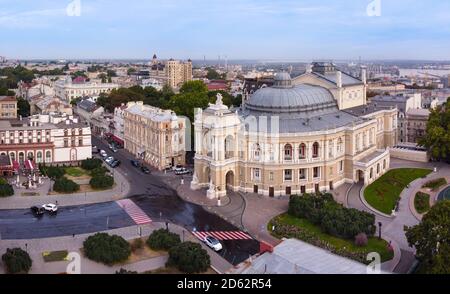 vue panoramique de l'opéra d'odessa ukraine Banque D'Images