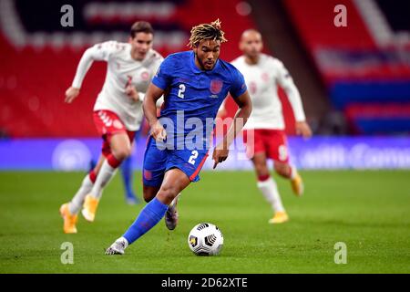 La Reece James d'Angleterre en action pendant le groupe 2 de l'UEFA Nations League, League A match au stade Wembley, Londres. Banque D'Images