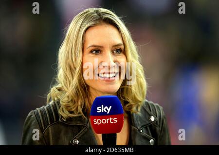 Tamsin Greenway, présentateur de Sky Sports Banque D'Images