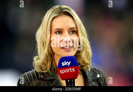 Tamsin Greenway, présentateur de Sky Sports Banque D'Images