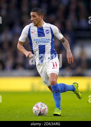 Brighton & Hove Albion's Anthony Knockaert Banque D'Images