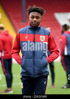 Antoine Semenyo de Bristol City Banque D'Images