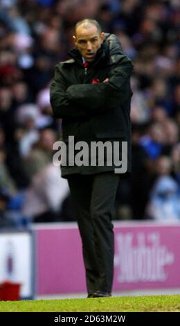 Paul le Guen, directeur des Rangers Banque D'Images