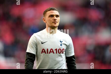 Le Trippier de Tottenham Hotspur Kieran pendant l'échauffement Banque D'Images