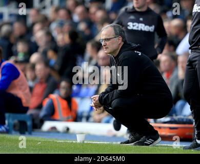 Marcelo Bielsa, directeur de Leeds United. Banque D'Images