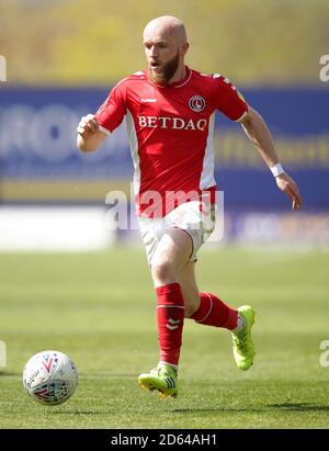 Charlton Athletic gardien de but Jed Steer Banque D'Images