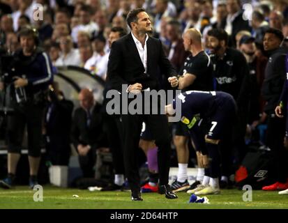 Frank Lampard, directeur du comté de Derby pendant le match Banque D'Images