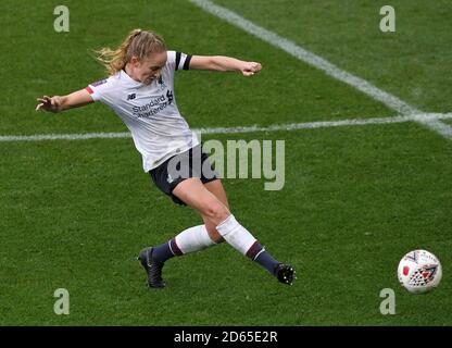 Sophie Bradley-Aukland de Liverpool en action Banque D'Images