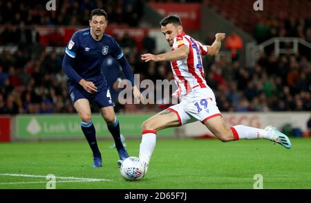 Lee Gregory de Stoke City en action Banque D'Images