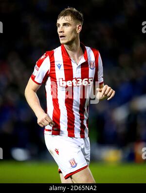 Liam Lindsay de Stoke City en action Banque D'Images